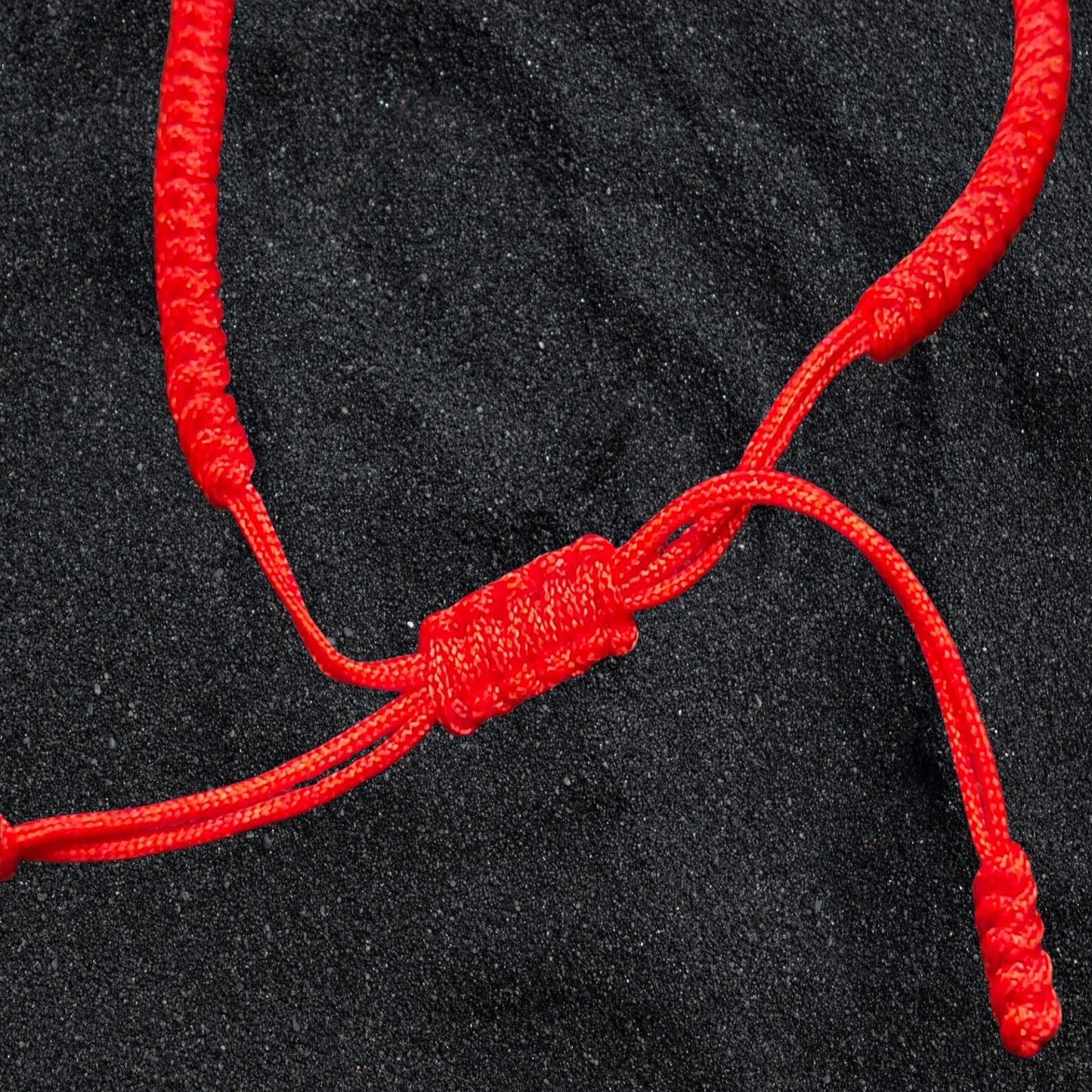 Hand Knotted Nepali Red Cord Rudraksha Bracelet