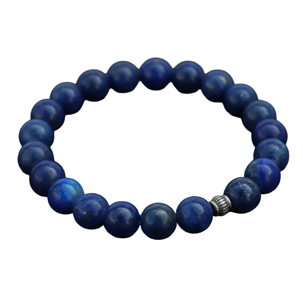 Lapis Lazuli Stone Wrist Mala Bracelet