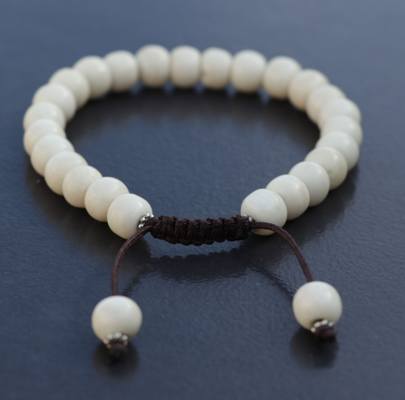 Yak Bone Wrist Mala