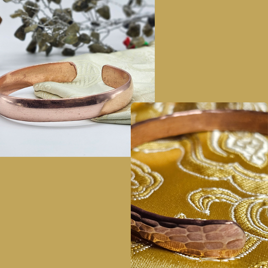 Copper Bracelet Duo