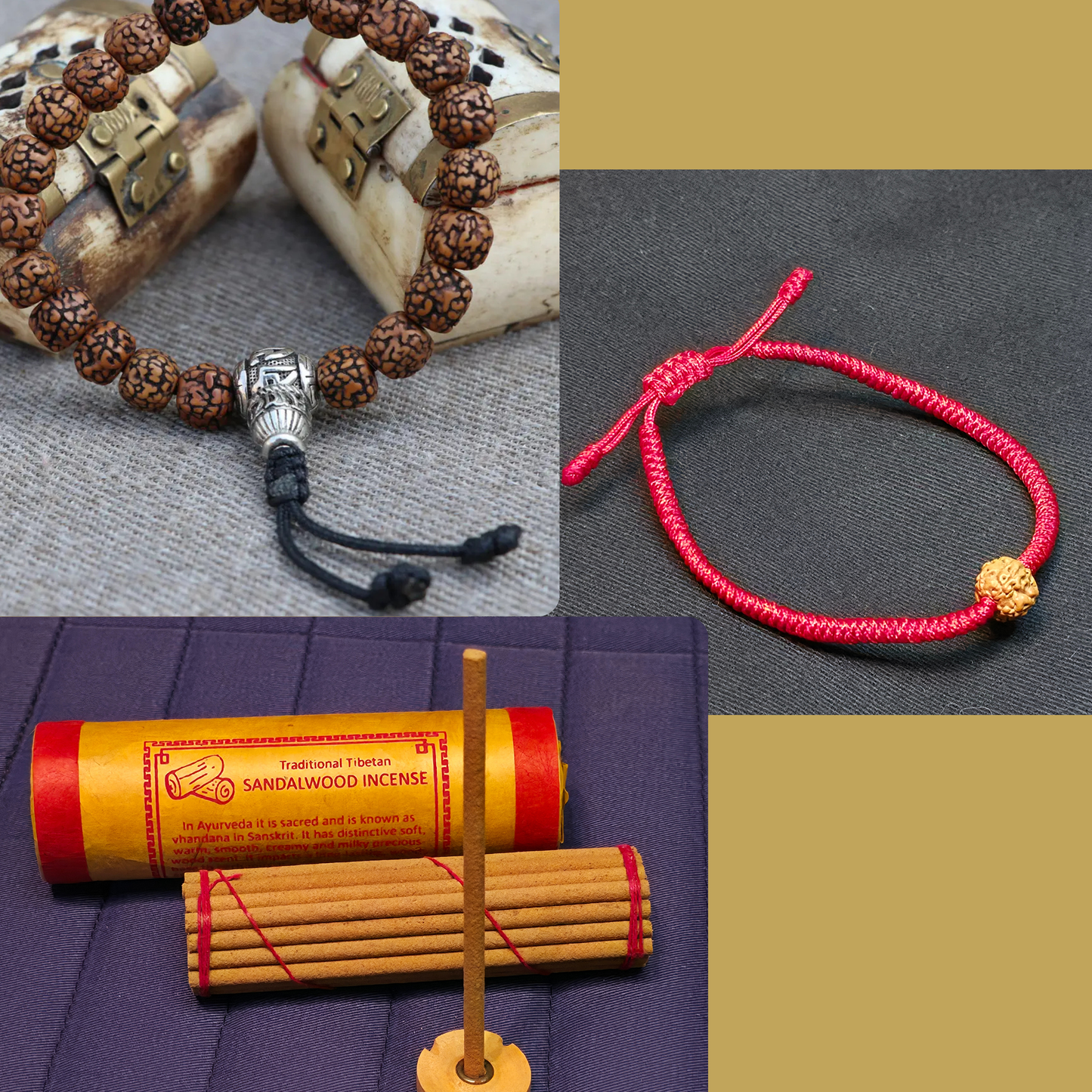 Rudraksha Meditation Set