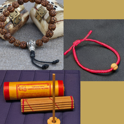 Rudraksha Meditation Set