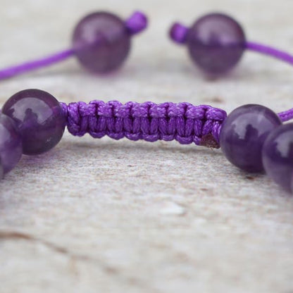 Amethyst Stone Wrist Mala