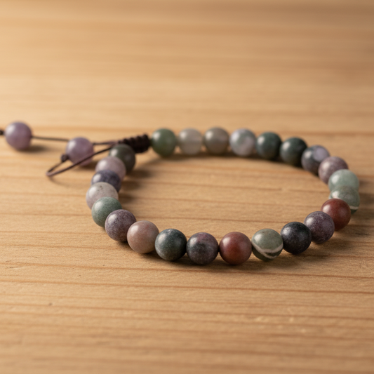 Blood Stone Wrist Mala
