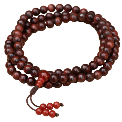 Brown Tiger Eye Mala Necklace