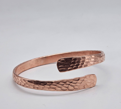 Hammered Copper Cuff Bracelet