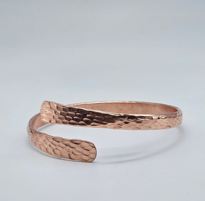 Hammered Copper Cuff Bracelet