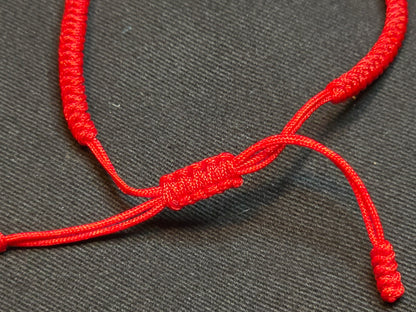 Hand Knotted Nepali Red Cord Evil Eye Bracelet