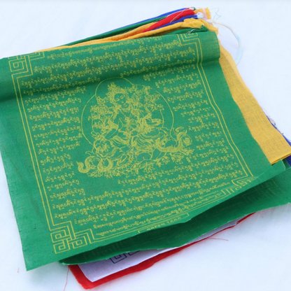 Green Tara Prayer Flag