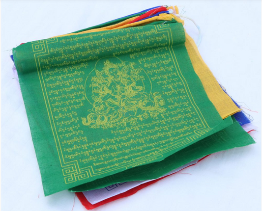 Green Tara Prayer Flag