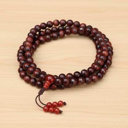 Brown Tiger Eye Mala Necklace