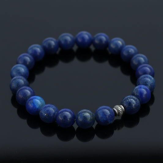 Lapis Lazuli Stone Wrist Mala Bracelet