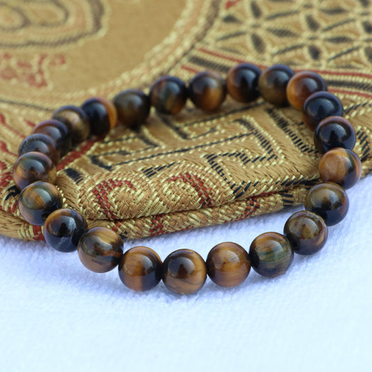 Tiger Eye Stone Wrist Mala